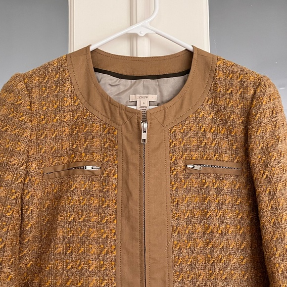 JCrew Honey Tweed Cropped Jacket - Picture 3 of 13
